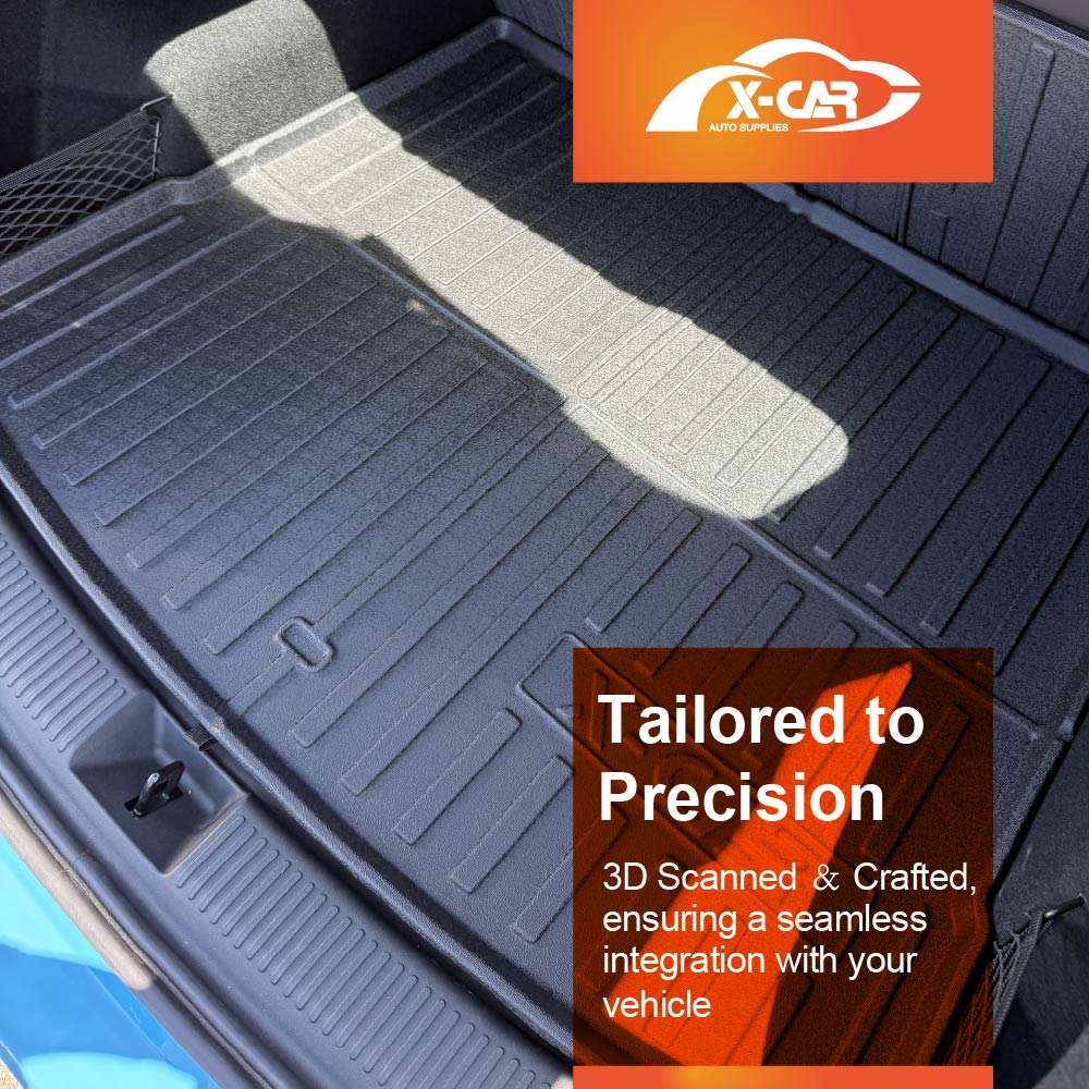 3D Floor Mats Boot Liner Set for MG HS AS33 Series 2024-Onwards All Weather Heavy Duty Cargo Car Trunk Luggage Tray Acessories