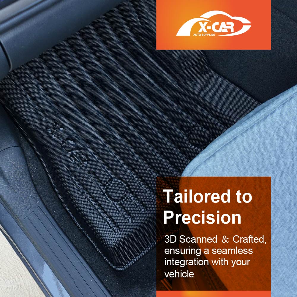3D Floor Mats Boot Liner Set for Subaru Forester Hybrid 6th Gen 2025-Onwards All Weather Heavy Duty Cargo Car Trunk Luggage Tray
