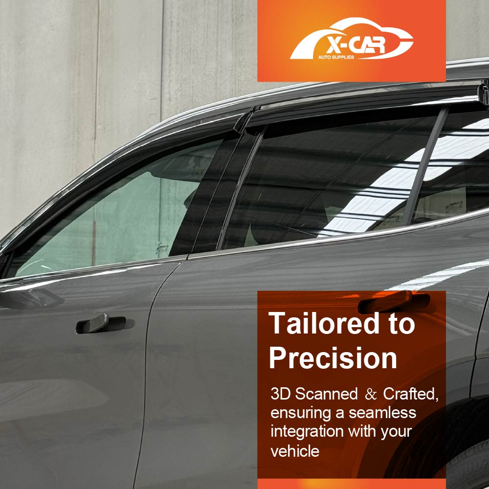 Weathershields for Geely EX5 2025-Onwards Car Weather Shields Wind Deflectors Window Sun Visor 4 Pcs
