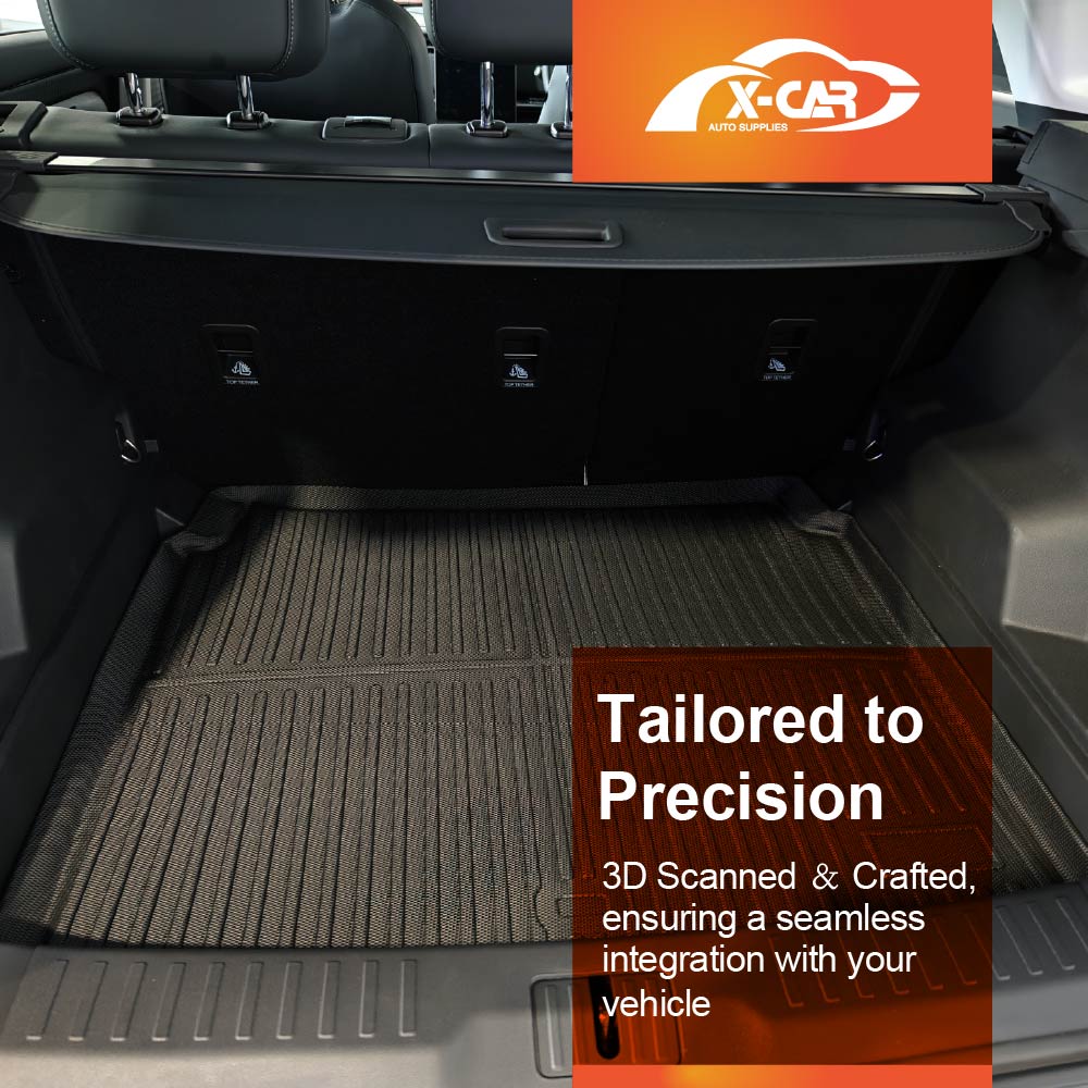 Boot Liner Set for Jaecoo J7 Series Lower Boot Level 2024-Onwards All Weather Heavy Duty Car Trunk Back Seat Protector Cargo Kick Mats