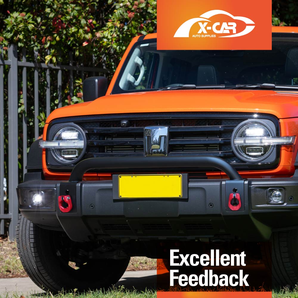 Nudge Bar For GWM Tank 300 2023-2025 Bullbar Front Bumper LED Light Holder Decoration Modification Accessories