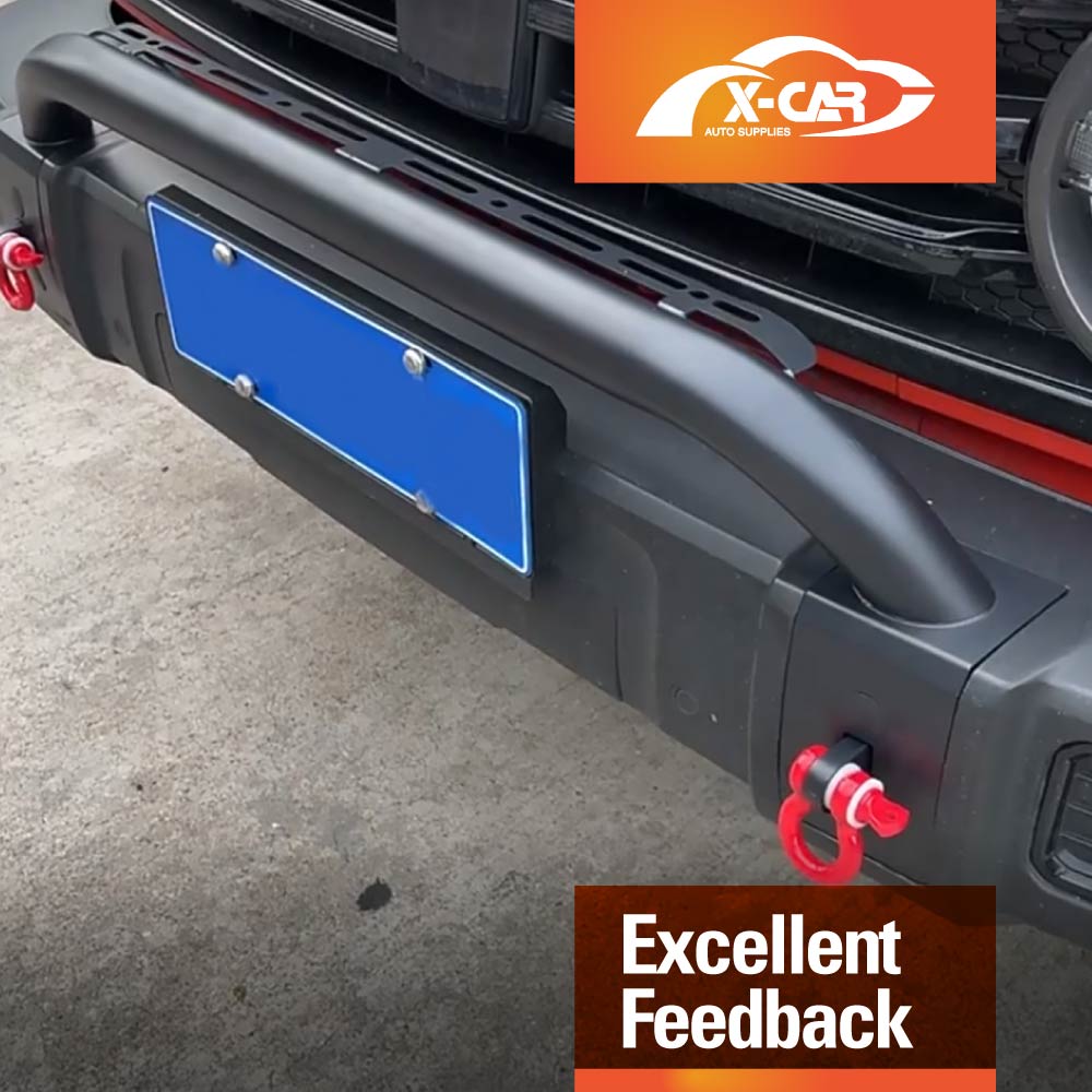 Front Nudge Bar with 2x LED Pod Spotlight for GWM Tank 300 2023-2025 Off-Road Bullbar Front Bumper Driving light