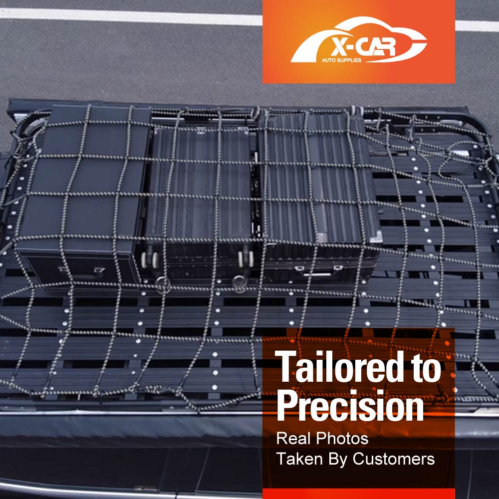 Roof Top Rack Cargo Net for GWM Tank300 2023-2025 Steel Hook Adjustable Luggage Bungee Net Exterior Accessories