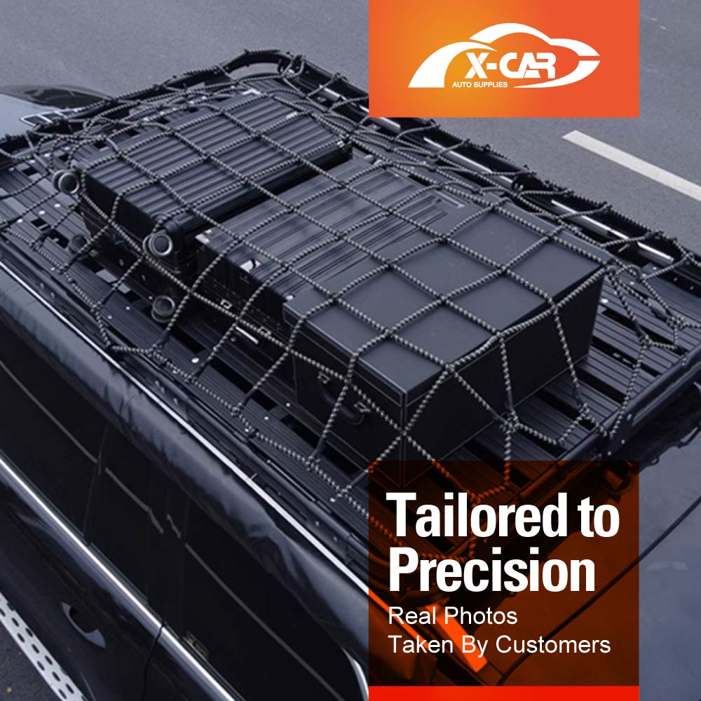 Roof Top Rack Cargo Net for GWM Tank300 2023-2025 Steel Hook Adjustable Luggage Bungee Net Exterior Accessories