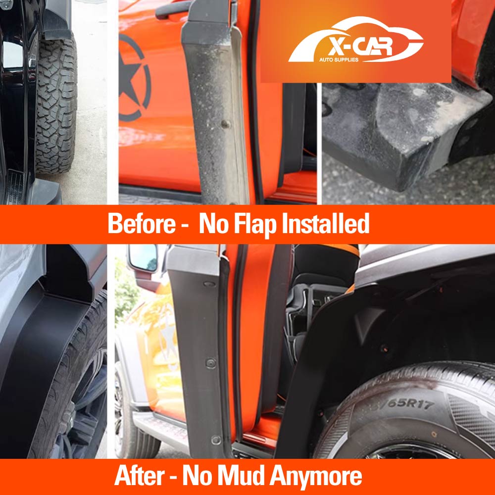 Rear Door Mudguard Mud Flaps Splash Guards for GWM Tank 300 2023-2025 Splash Mud Guard Fender