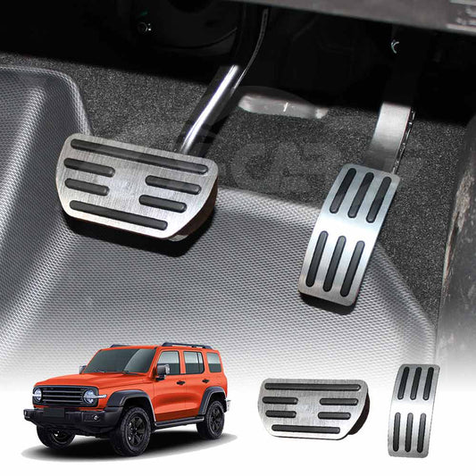 Foot Pedals Pads Cover Aluminum Non-Slip Anti-Slip Accelerator Brake for GWM Tank 300 2023-2025