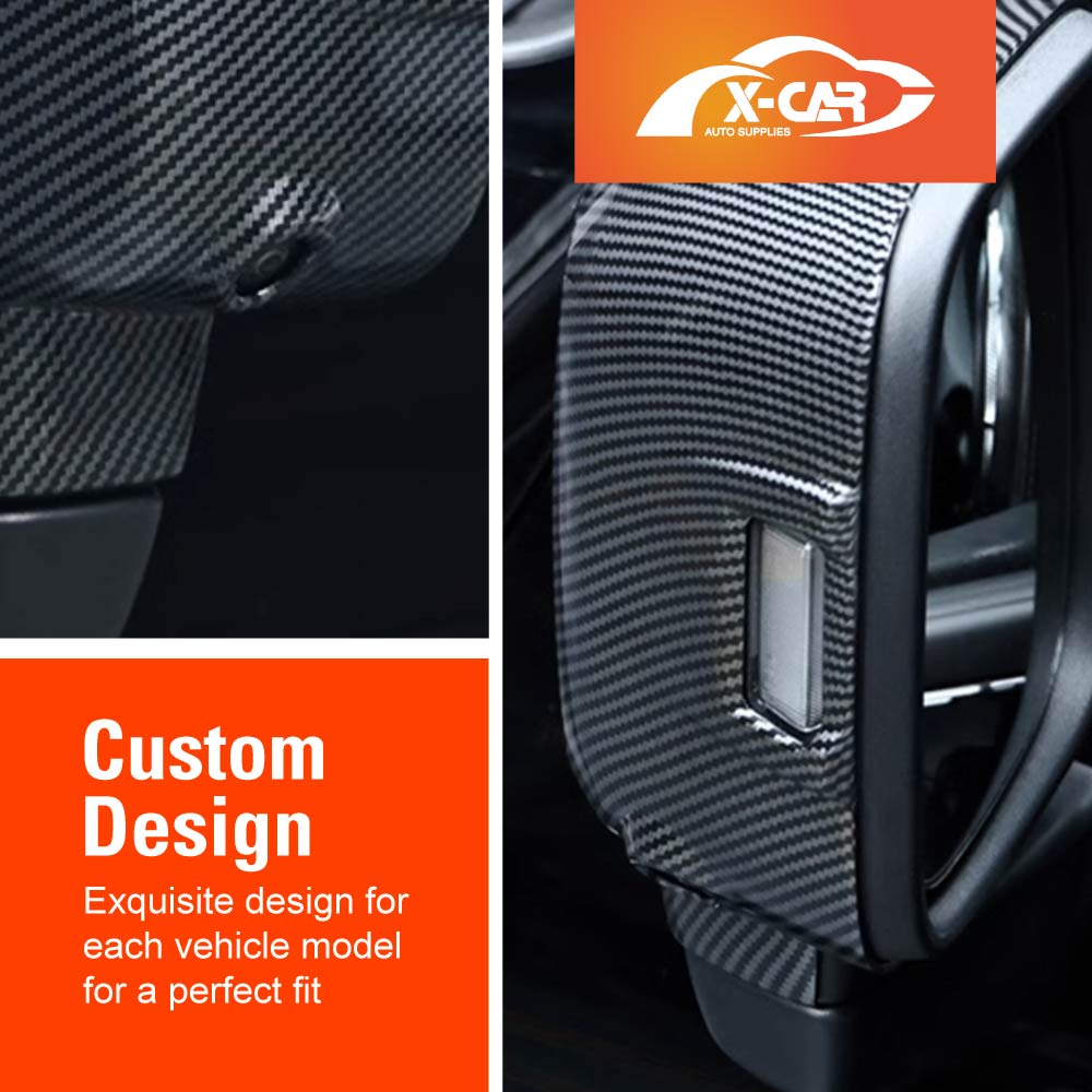 Rear View Mirror Trim Cover for GWM Tank 300 2023-2025 Exterior Accessories Side Mirror Cap Carbon Fiber Style