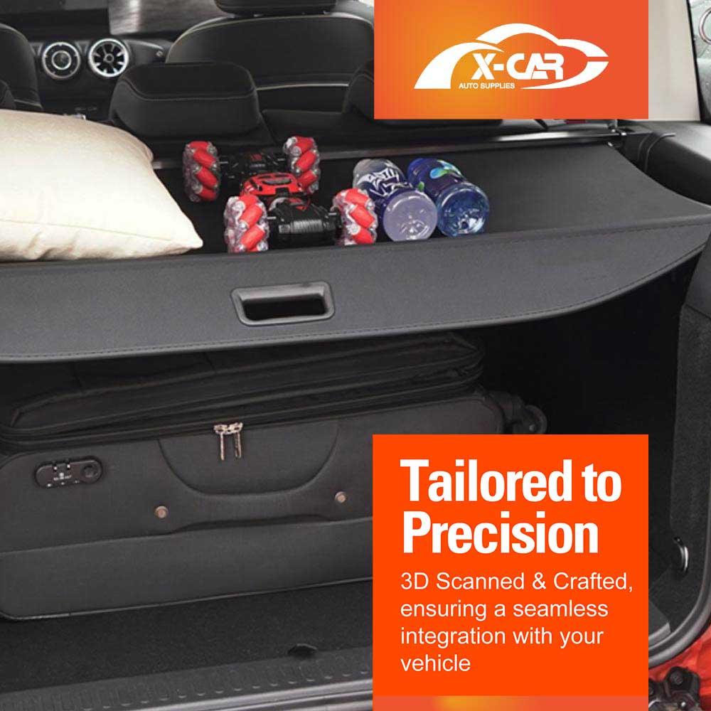 Retractable Cargo Cover for GWM Tank 300 2023-2025 Rear Rack Partition Shelter Canvas Trunk Luggage Security Shield Shade