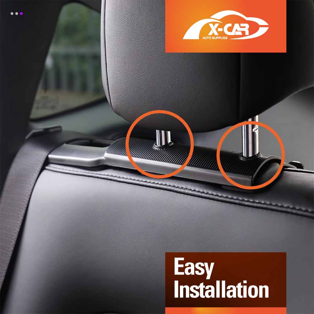 Rear Seat Hook Seat Belt Holder Bracket Organizer for Tesla Model Y 2021-2025 Set of 2