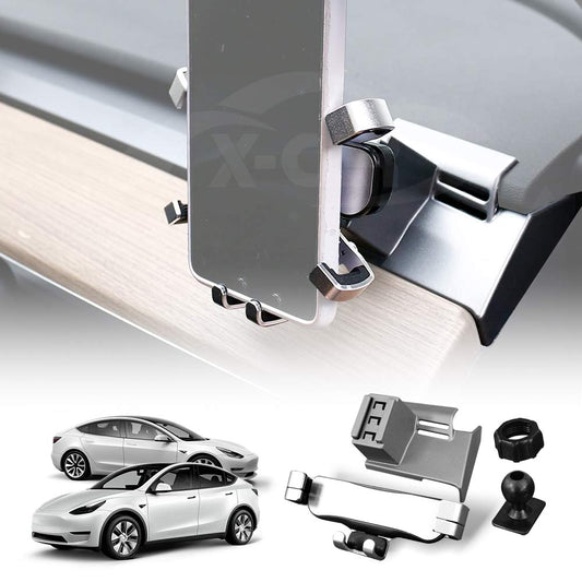 Tesla Model 3 2017-2023 and Model Y 2021-2025 Adjustable Gravity Car Mount Mobile Phone Holder Stand