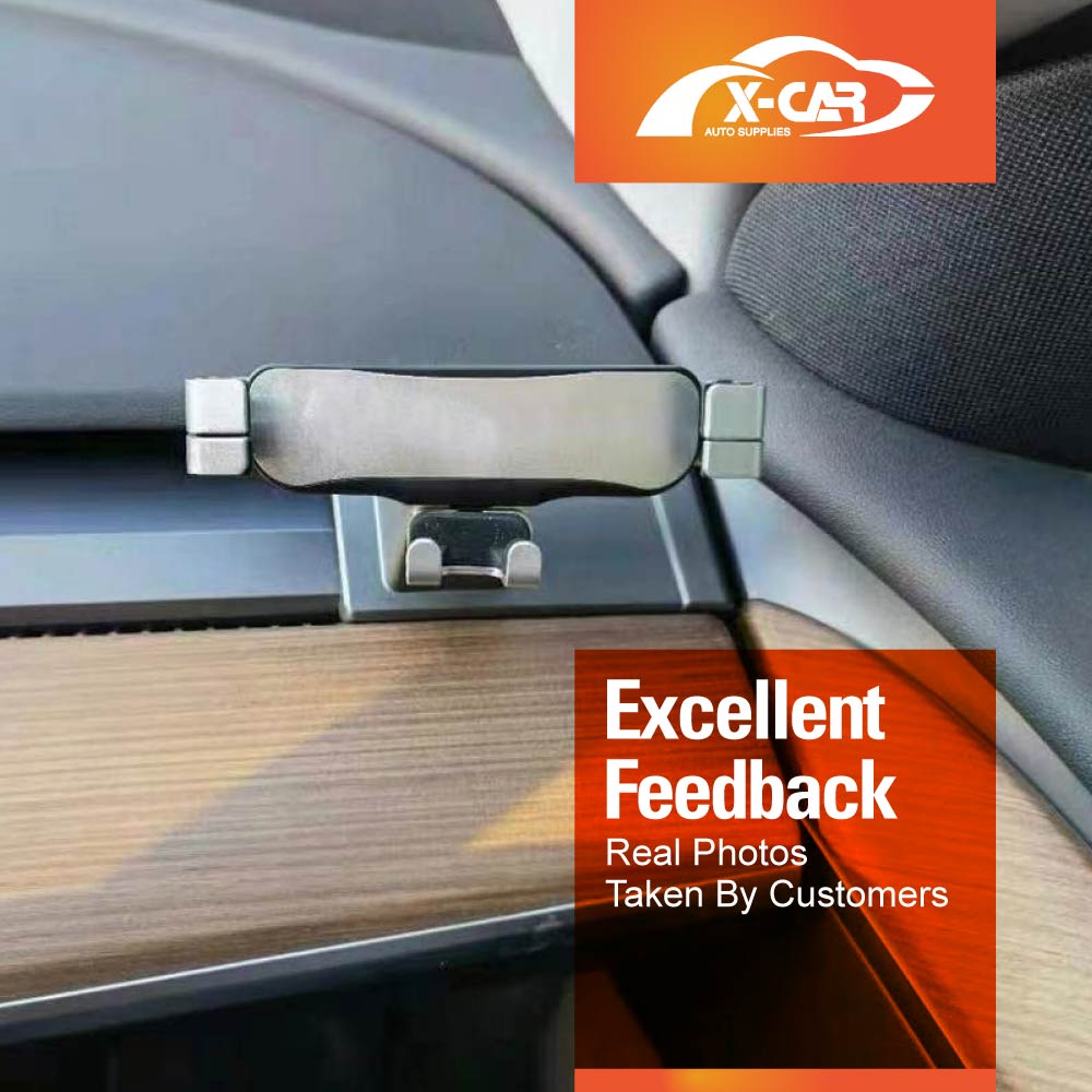 Tesla Model 3 2017-2023 and Model Y 2021-2025 Adjustable Gravity Car Mount Mobile Phone Holder Stand