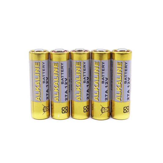 5x 12V Alkaline 27A,A27,G27A,MN27,MS27,GP27A,L828,V27GA,CA22,EL812,SNN4176A,A27BP,K27A,VA27GA,VR27,MS27,R27 Garage Car Remote Alarm Control Battery