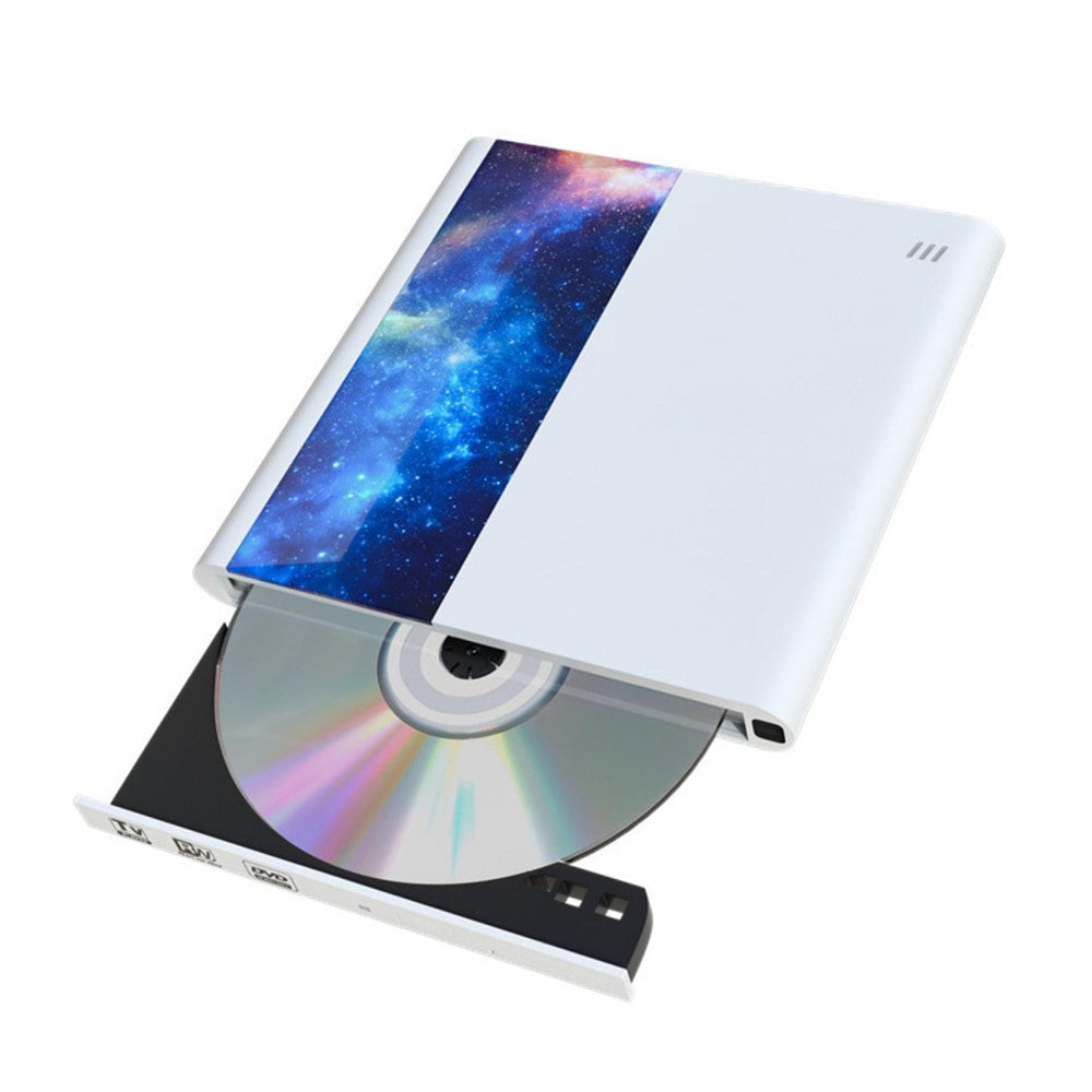 External DVD CD Drive Burner Writer Player for Windows 10 8 7 Mac OS Laptop Desktop PC TV with USB and USB Type-C HDMI Port