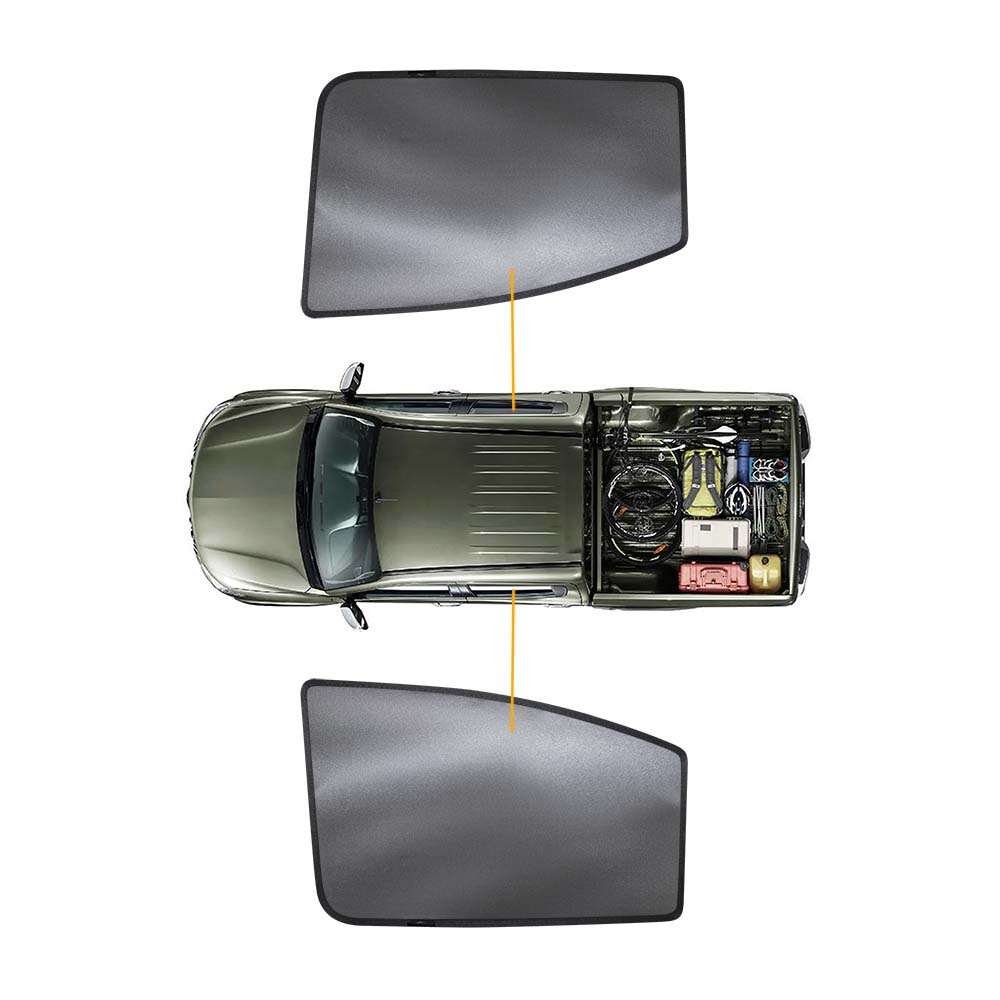 Rear Window Sun Shade for Mitsubishi Triton MQ MR Double Cab 2015-2024 Car Sun Blind Mesh