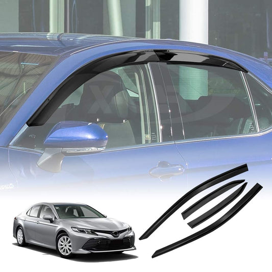 Weathershields for Toyota Camry 2018-2024 Car Weather Shields Wind Deflectors Window Sun Visor