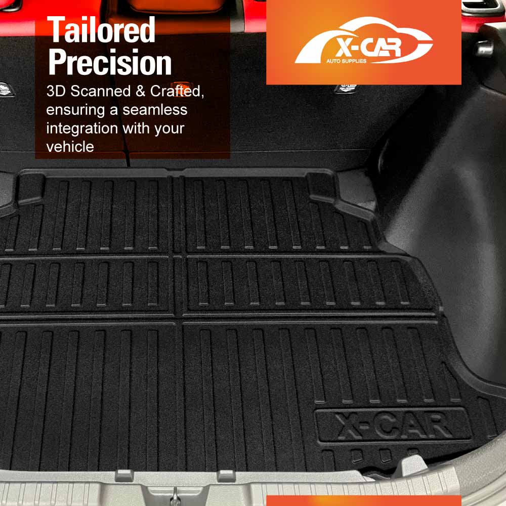 Boot Liner Set for Toyota Corolla Hatchback ZR Hybrid 2018-Onwards All Weather Heavy Duty Car Trunk Back Seat Protector Cargo Kick Mats