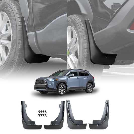 Mud Flaps Splash Guards for Toyota Corolla Cross 2022-Onwards Mudguard Fender Front and Rear Set of 4