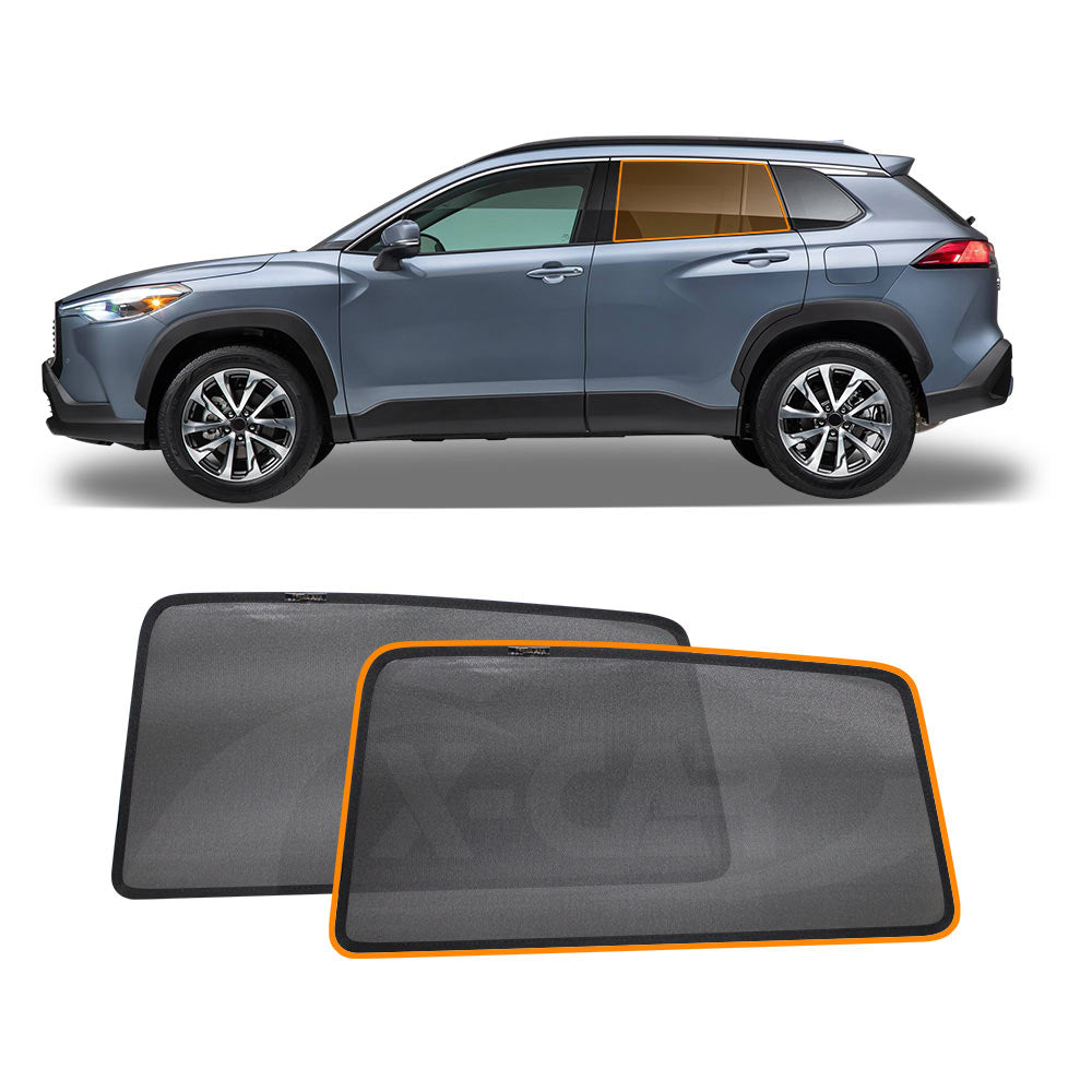 Rear Window Sun Shade for Toyota Corolla Cross 2022-Onwards  Car Sun Blind Mesh