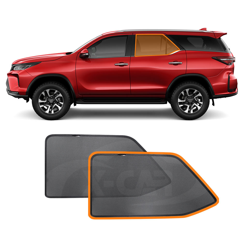 Rear Window Sun Shade for Toyota Fortuner 2015-Onwards Car Sun Blind Mesh