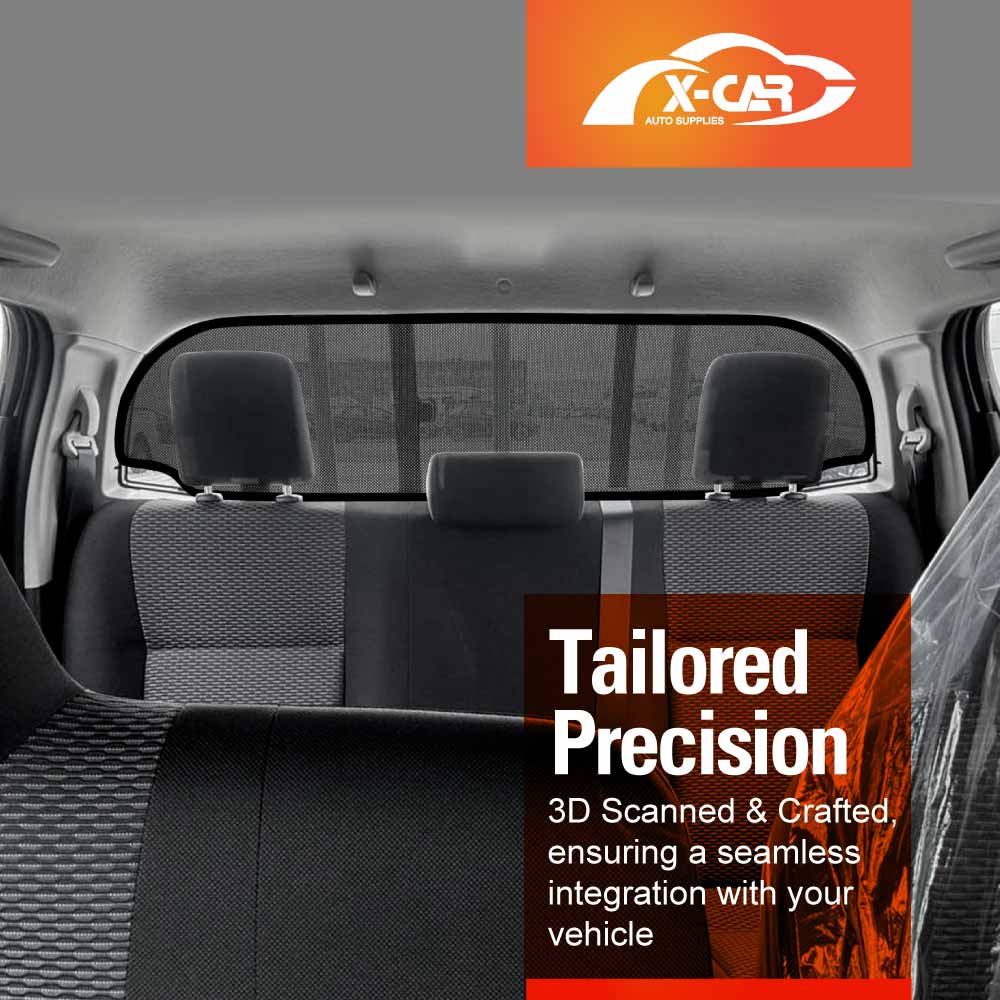 Rear Windscreen Sun Shade for Toyota Hilux Double Cab 2025-Onwards Car Custom Wind Screen Sun Blind Mesh
