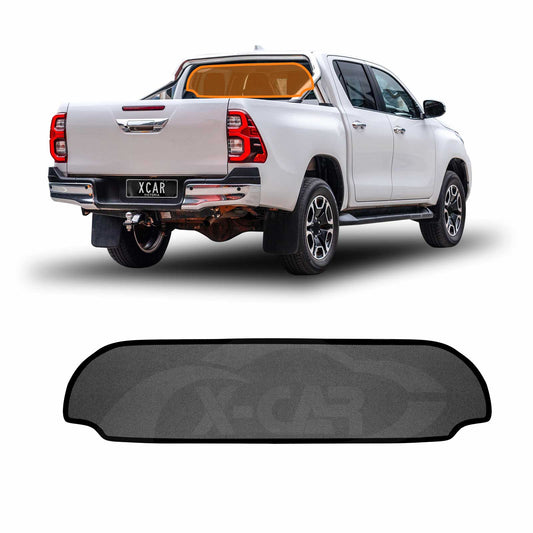 Rear Windscreen Sun Shade for Toyota Hilux SR5 Double Cab 2015-2025 Car Custom Wind Screen Sun Blind Mesh