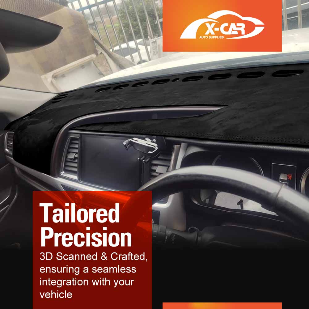 Dash Mat for Toyota Kluger 2014-2021 Non-Slip Microfiber Pad Cover Interior Accessories