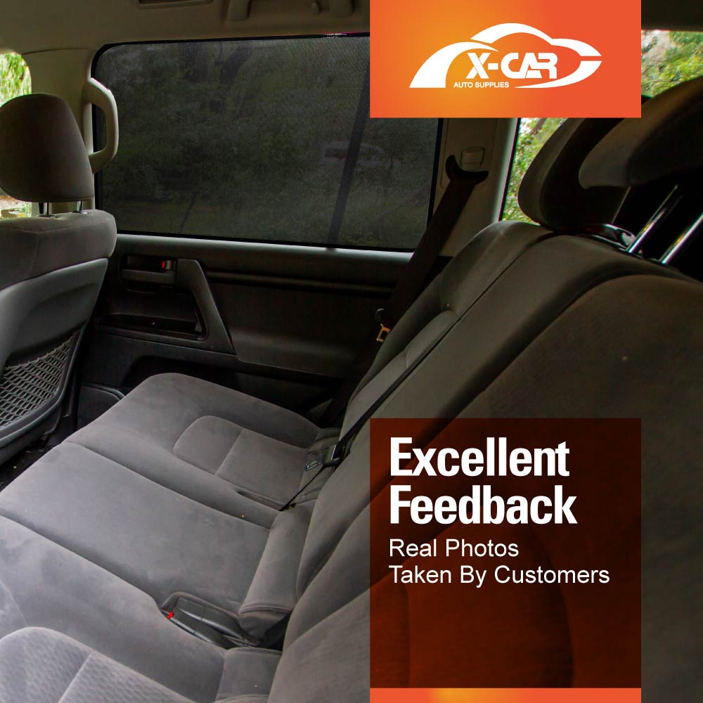 Rear Window Sun Shade for Toyota LandCruiser 2007-2021 Car Sun Blind Mesh Accessories