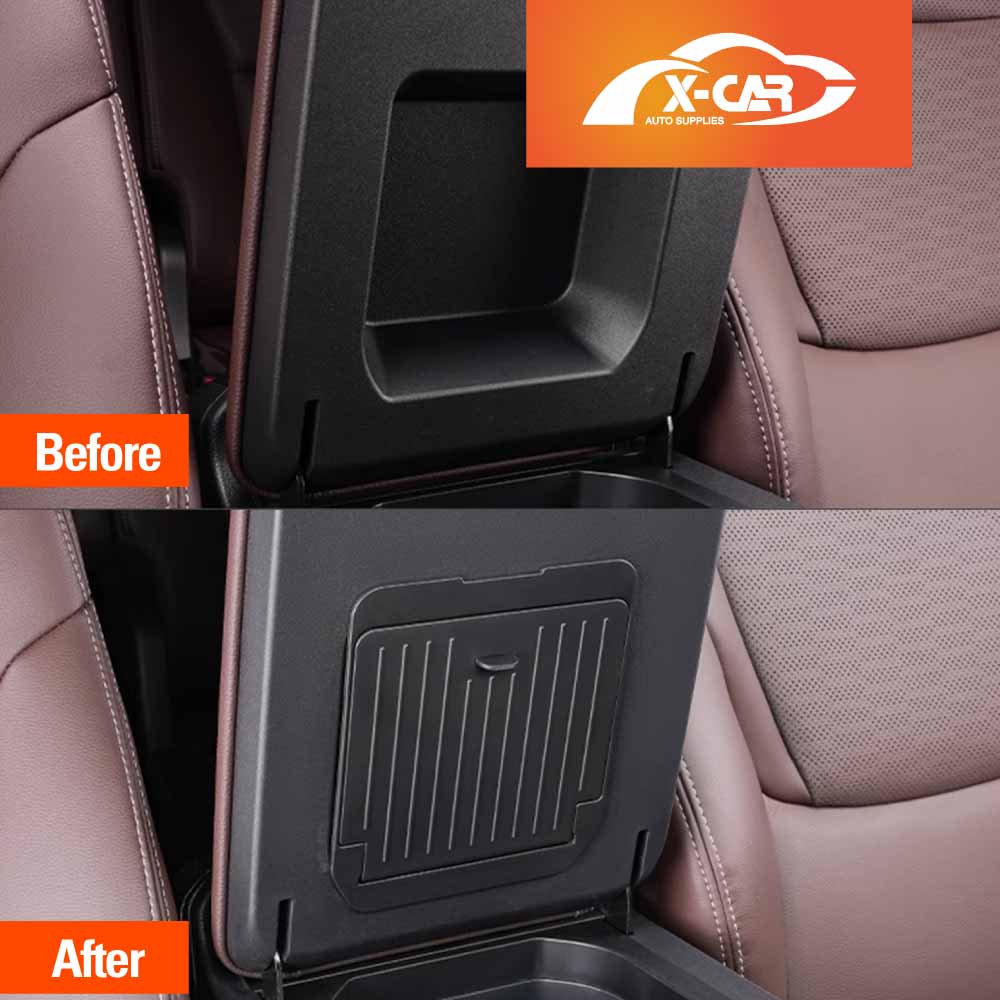 Centre Console Organizer Tray for Toyota Prado 250 Series with Cool Box 2024-Onwards Armrest Storage Box Cup Holder Car Accessories