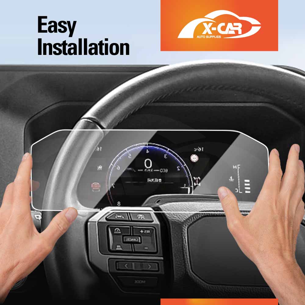 Tempered Glass Dash Center Console Screen Protector for Toyota Prado 250 Series 2024-2025 Touchscreen Anti-Scratch Cover Accessories