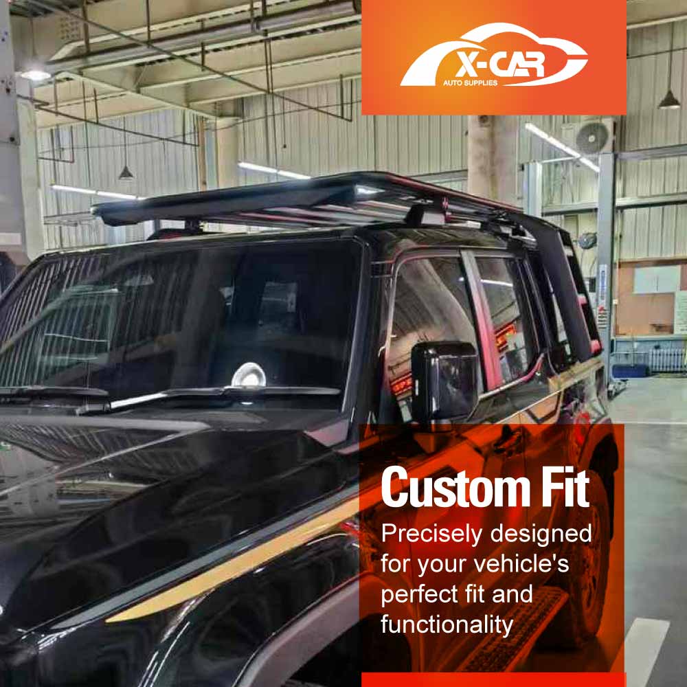 Roof Luggage Rack for Toyota Prado 250 Series VX/Kakadu/Altitude 2024-2025 Multi-Functional Expansion Platform Aluminum Alloy