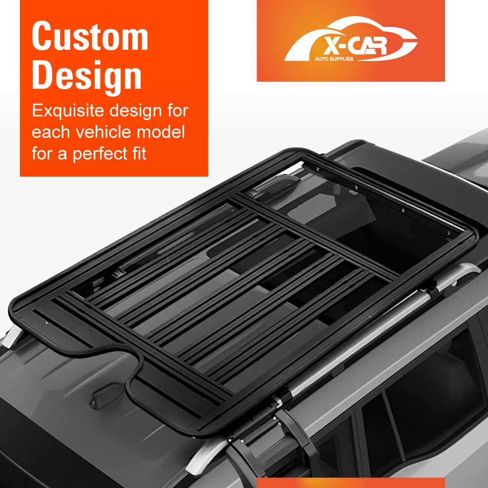 Roof Luggage Rack for Toyota Prado 250 Series VX/Kakadu/Altitude 2024-2025 Multi-Functional Expansion Platform Aluminum Alloy