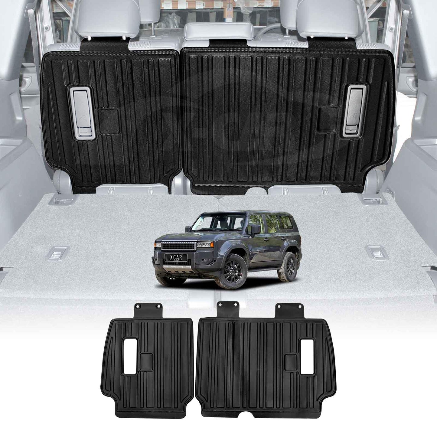 Back Seat Protector for Lexus GX 550 GX550 2024-Onwards All Weather Heavy Duty Car Seat Kick Mats Cover