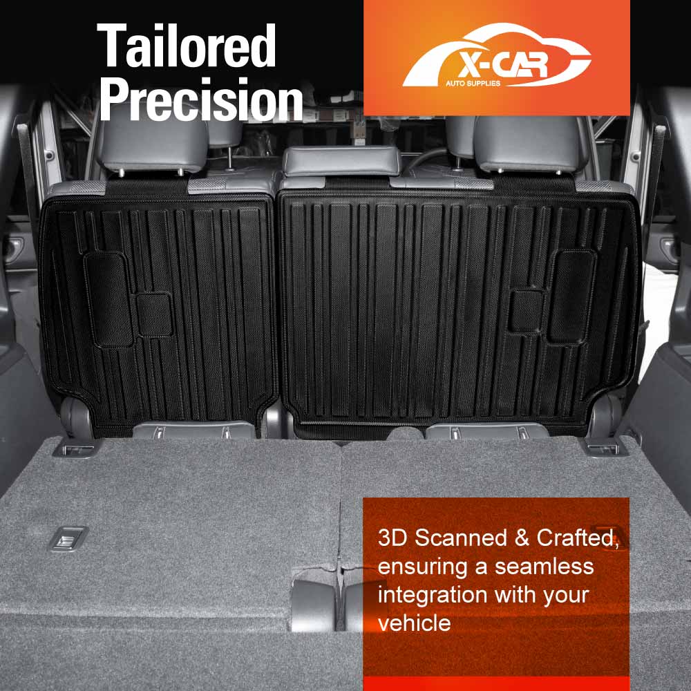 Floor Mats Boot Liner Set for Lexus GX 550 GX550 5 Seater 2024-Onwards All Weather Heavy Duty Cargo Kick Mats Back Seat Protector Cover