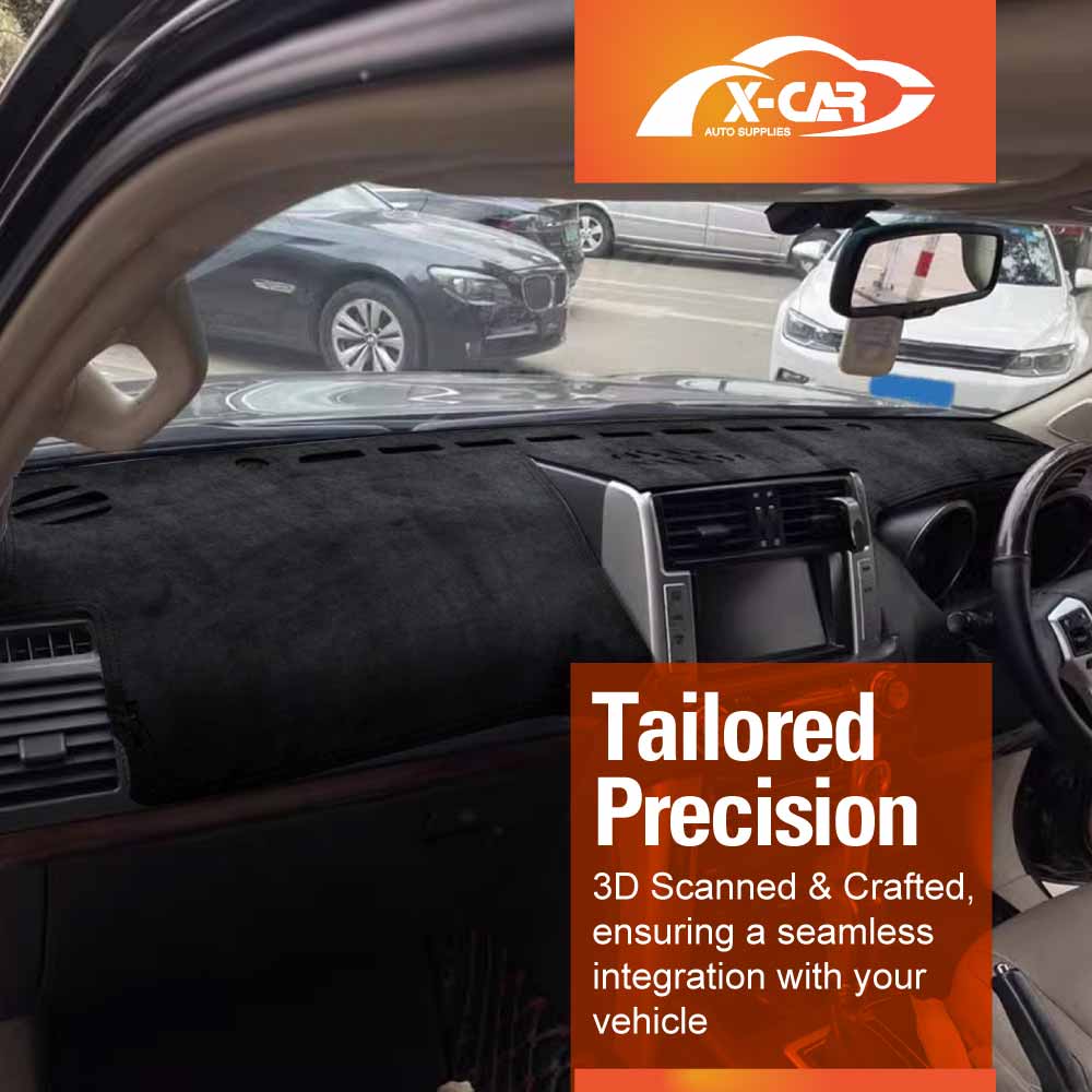 Dash Mat for Toyota Prado 150 Series 2009-2024 Non-Slip Microfiber Pad Cover Interior Accessories