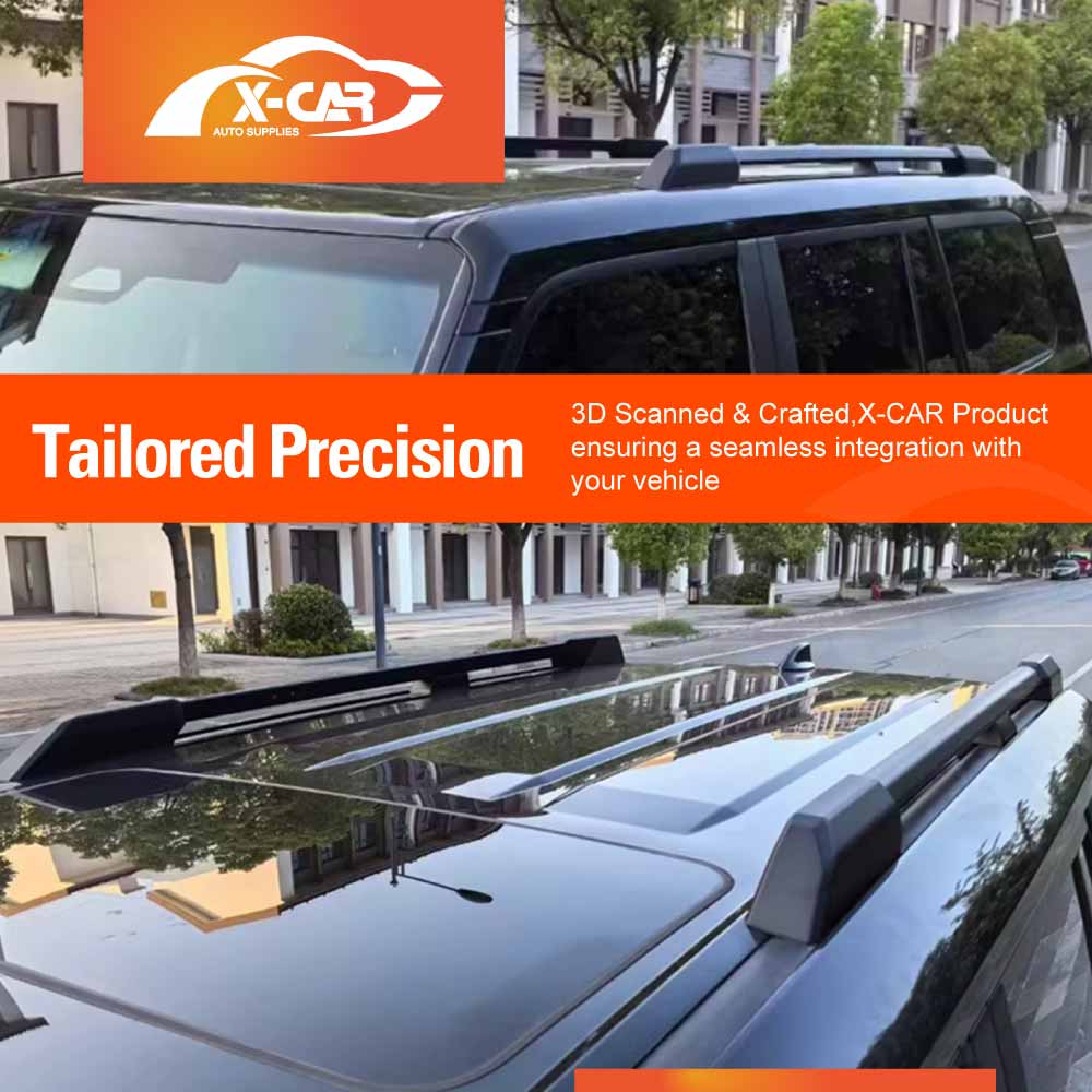Roof Side Rails Kit for Toyota Prado 250 Series 2024-Onwards OE-Style Mounting Hardware Roof Rack Bars Accessories
