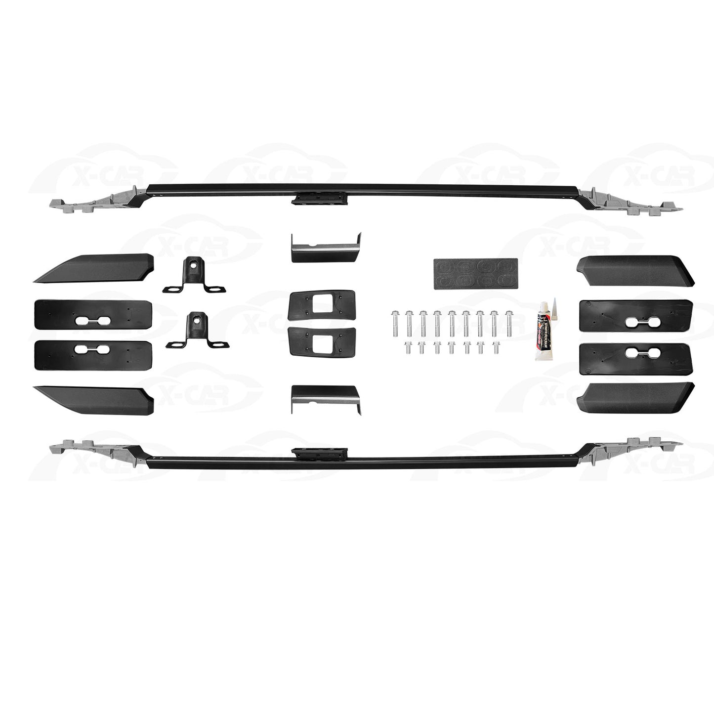 Roof Side Rails Kit for Toyota Prado 250 Series 2024-Onwards OE-Style Mounting Hardware Roof Rack Bars Accessories