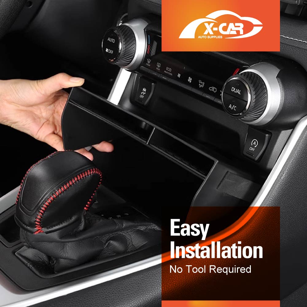 Center Console Organizer for Toyota RAV4 2019-Onwards Storage Box Secondary ABS Insertion Tray Interior Accessories