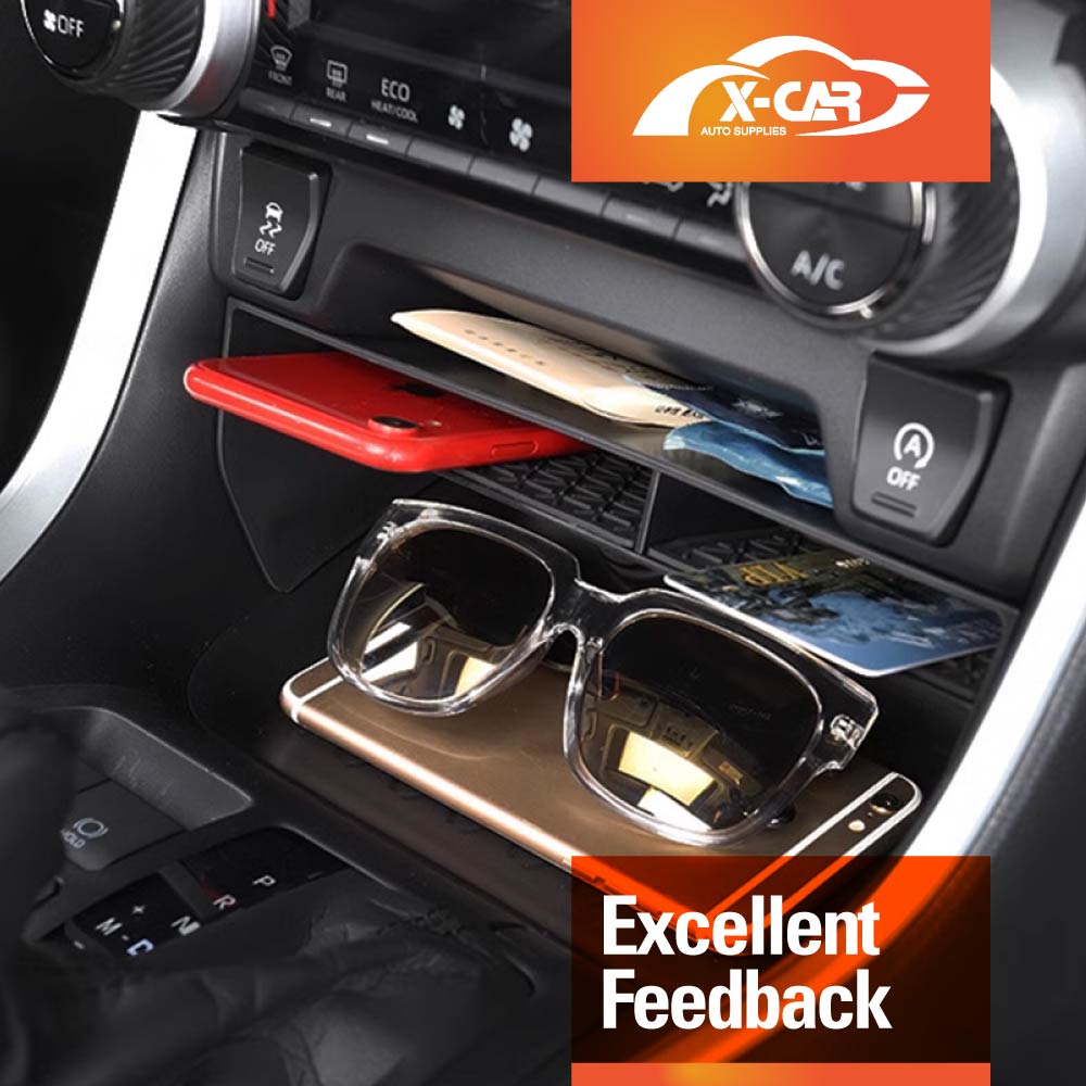 Center Console Organizer for Toyota RAV4 2019-Onwards Storage Box Secondary ABS Insertion Tray Interior Accessories