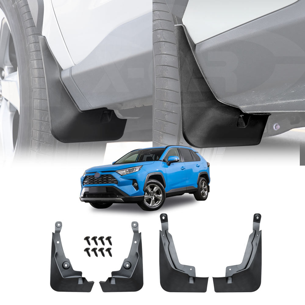Mud Flaps Splash Guards for Toyota Rav4 RAV 4 2019-Onwards Mudguard Fender Front and Rear Set of 4