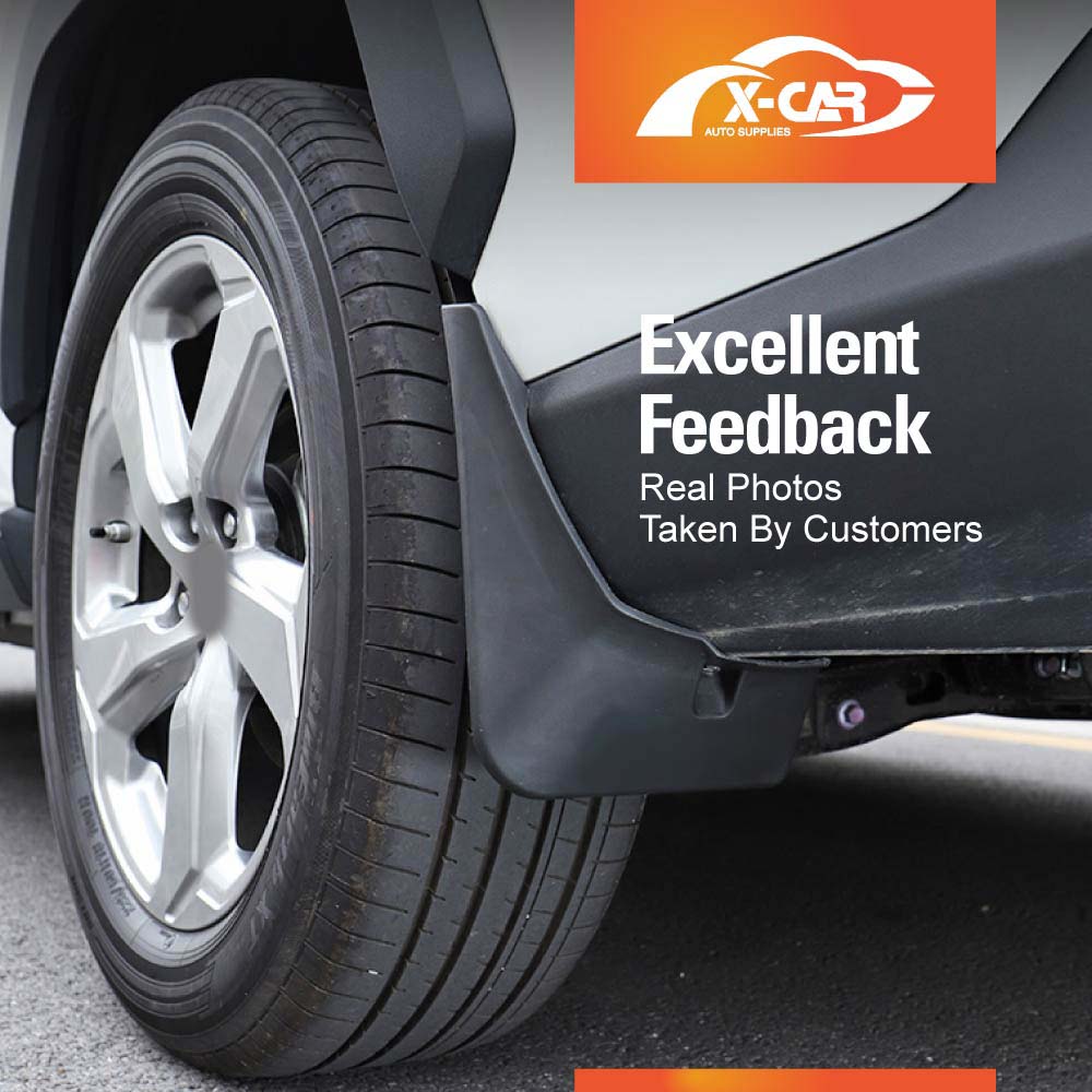 Mud Flaps Splash Guards for Toyota Rav4 RAV 4 2019-Onwards Mudguard Fender Front and Rear Set of 4