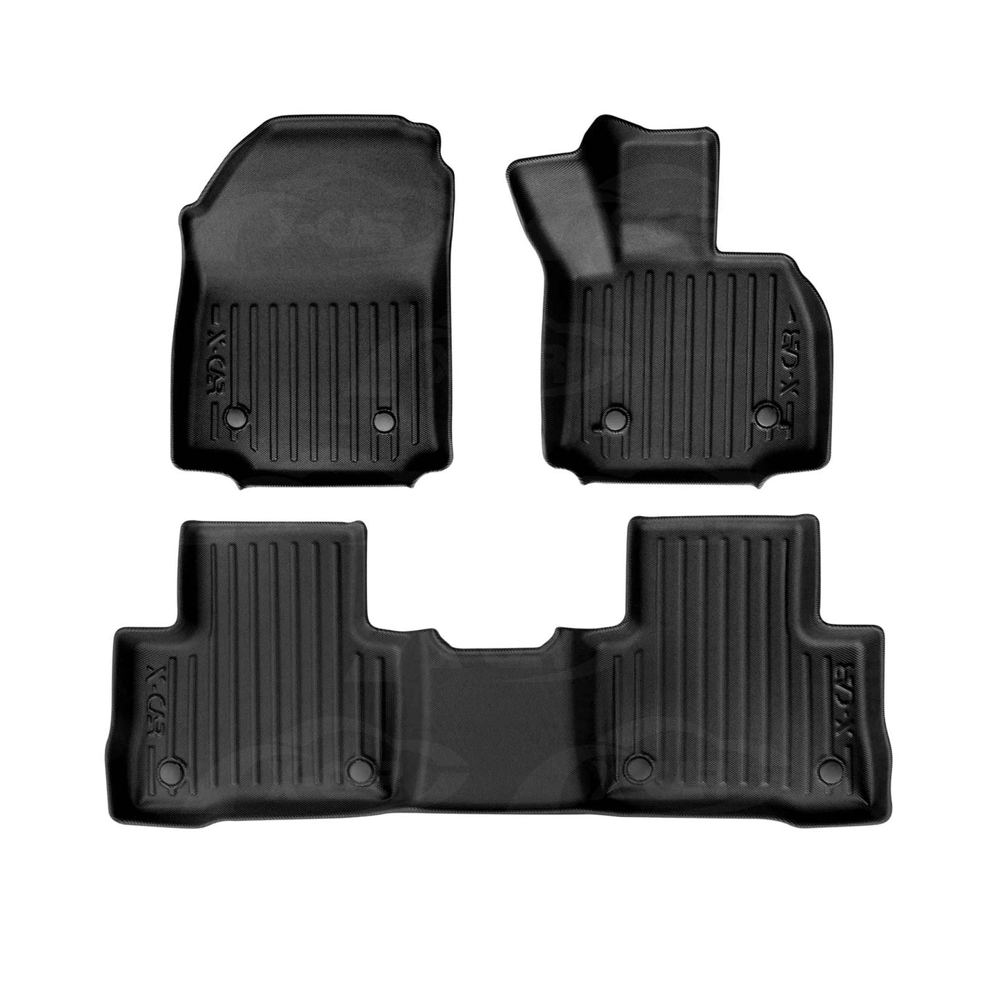 3D Floor Mats for Toyota RAV4 Rav 4 XA50 Hybrid 2019-2025 Heavy Duty All Weather Car Mats Carpet Liner Set
