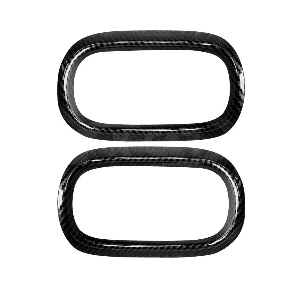 Carbon Fiber Style Car AC Vent Panel Trim Cover for Toyota Yaris/Yaris Cross 2020-Onwards