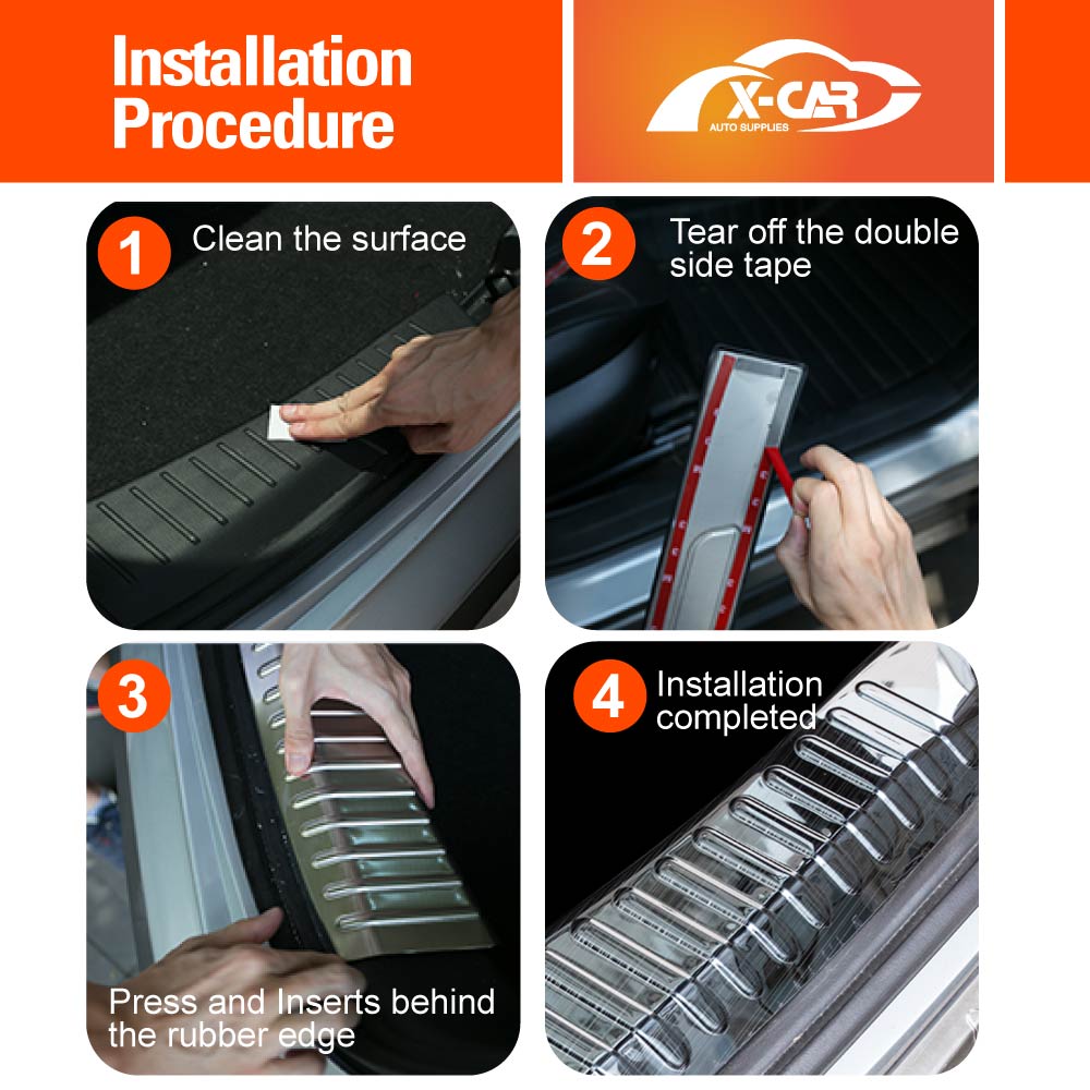 Rear Bumper Guard for Toyota Yaris Cross 2020-Onwards Boot Trunk Panel Protector Accessories