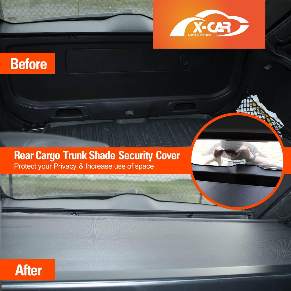 Retractable Car Trunk Shade For Isuzu MU-X MUX 2013-Onwards Rear Cargo Security Shield Luggage Cover