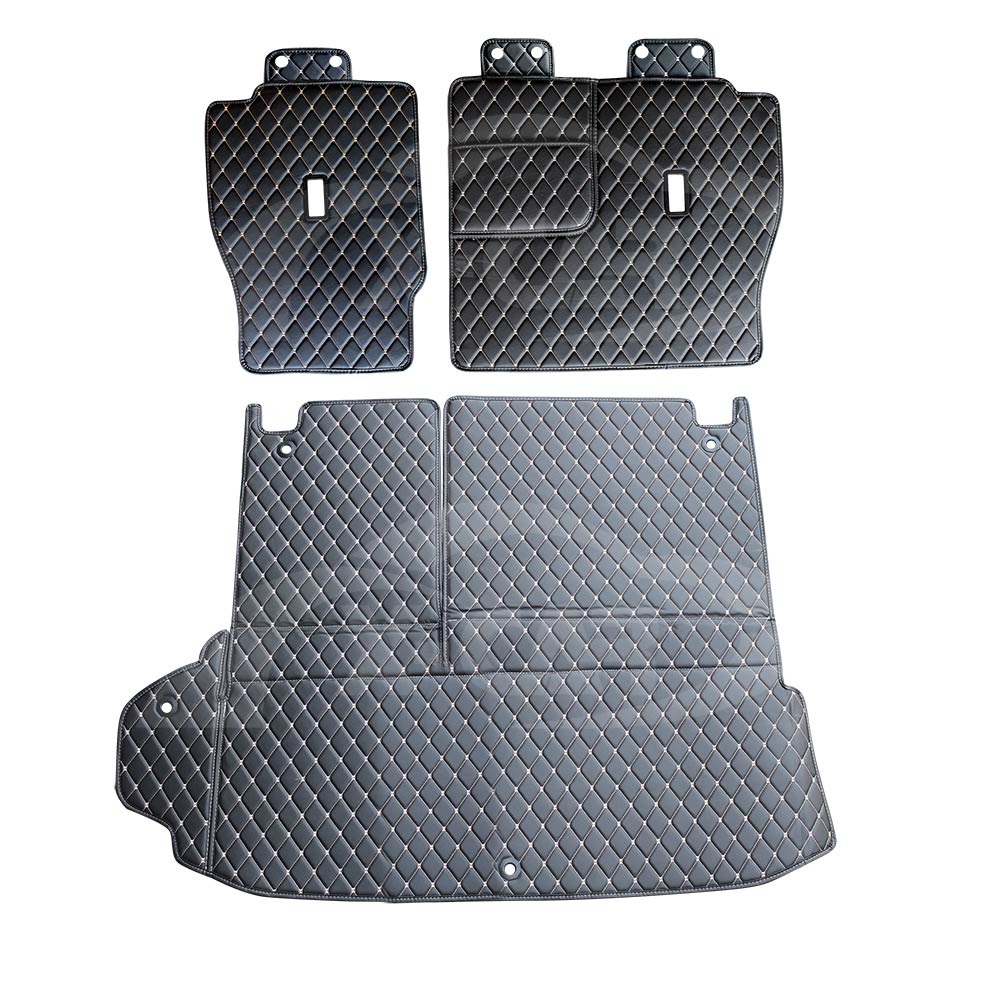 Premium Custom Made PU Leather Car Mat for Toyota Kluger 2021-2025 Floor Liner Carpet Complete Set