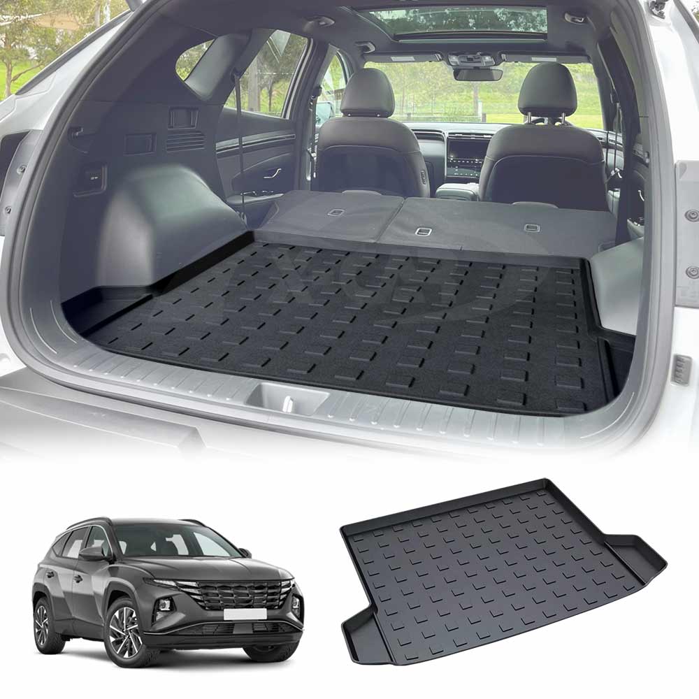 Heavy Duty Cargo Trunk Mat Boot Liner Luggage Tray for Hyundai Tucson 2021-Onwards