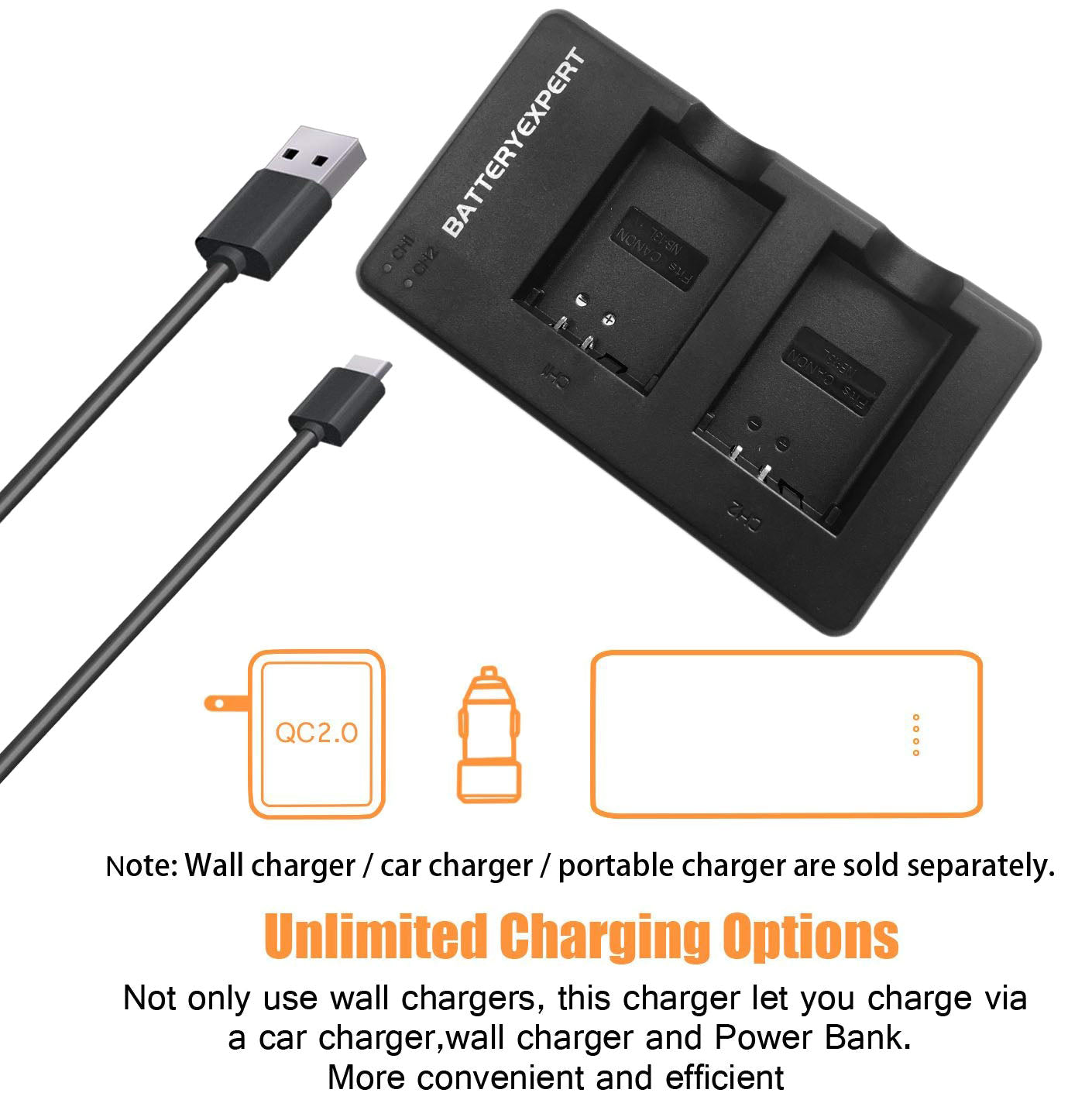 NB-13L Charger For PowerShot G5X G7X G7X Mark II III SX720 HS SX730 HS SX740 HS SX620 HS G1X Mark III G9X G9X Mark II