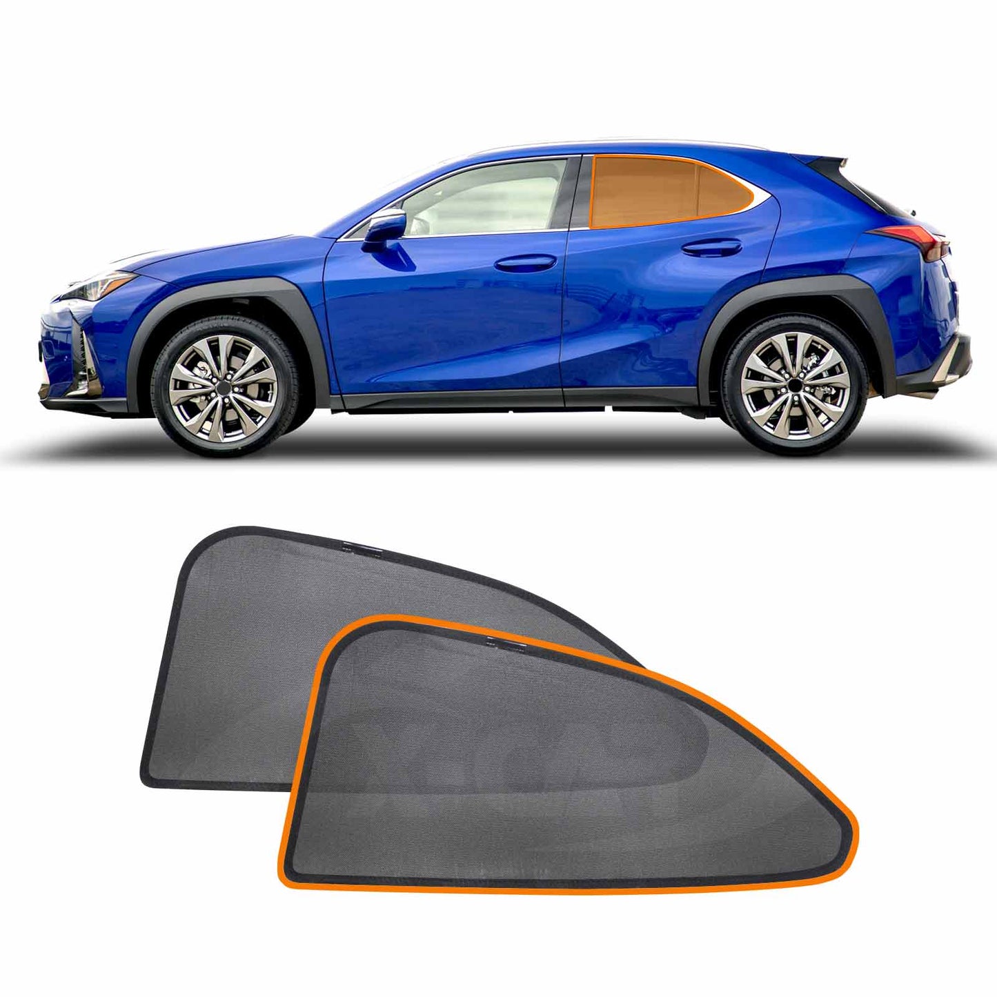 Rear Window Sun Shade for Lexus UX 2019-Onwards Car Sun Blind Mesh
