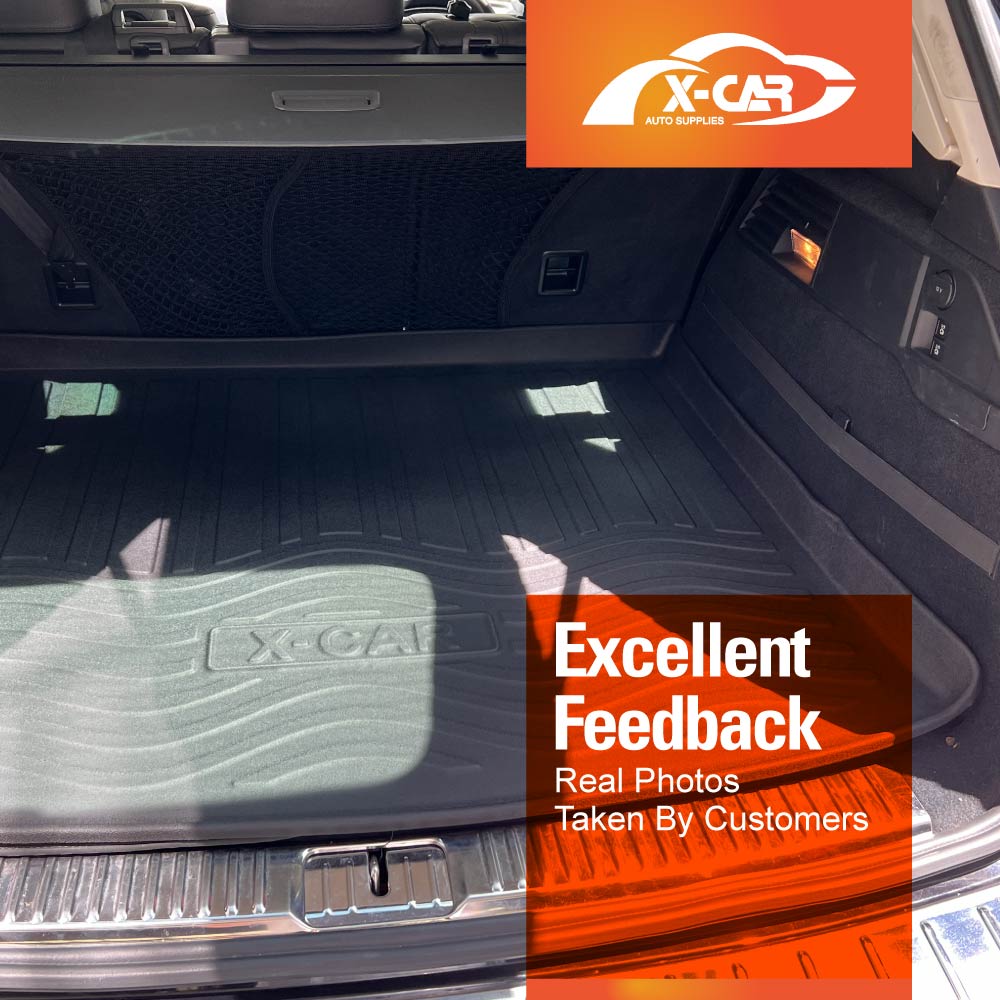 Heavy Duty Waterproof Cargo Mat Boot Liner Luggage Tray Fit for VW Volkswagen Touareg 2011 2012 2013 2014 2015 2016 2017 2018