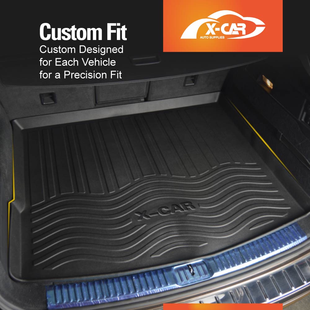 Heavy Duty Waterproof Cargo Mat Boot Liner Luggage Tray Fit for VW Volkswagen Touareg 2011 2012 2013 2014 2015 2016 2017 2018